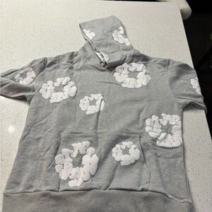 Grey denim tears set